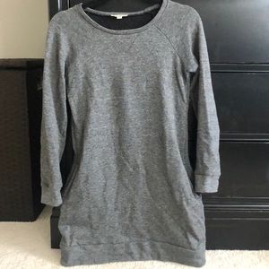 Grey sweater tunic size Small